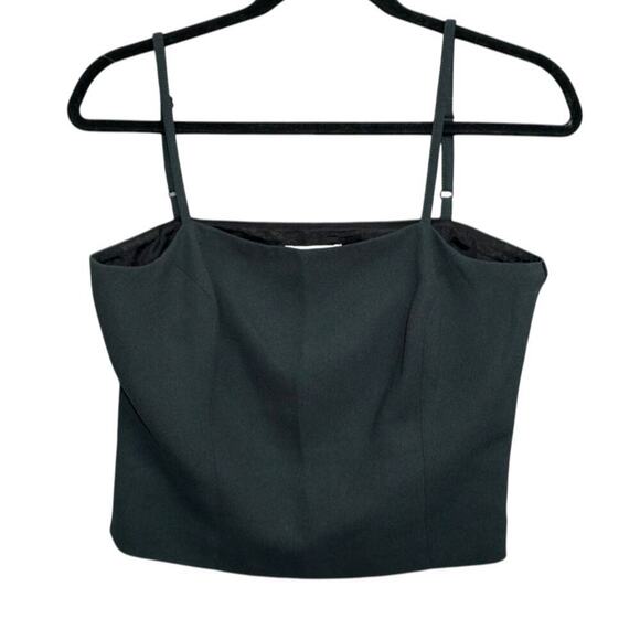 Bebe Black Square Neck Cami Top – Women’s Size 8, Made in USA - Picture 2 of 9